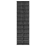 Shoe Cabinet Grey Sonoma 54x34x183 cm Engineered Wood