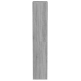 Shoe Cabinet Grey Sonoma 54x34x183 cm Engineered Wood - 45-Degree Angle