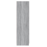 Wardrobe Grey Sonoma 80x52x180 cm Engineered Wood - Top-Down View