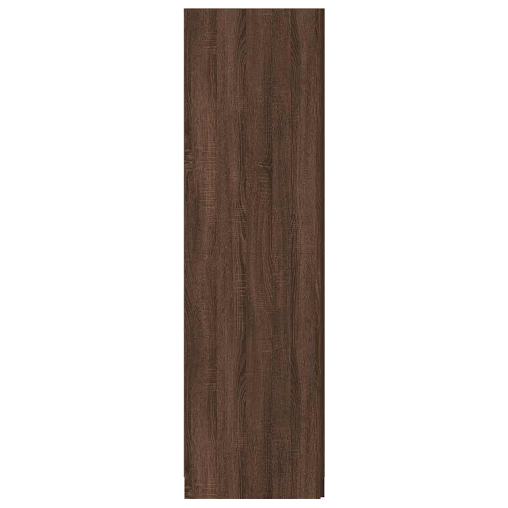Wardrobe Brown Oak 80x52x180 cm Engineered Wood