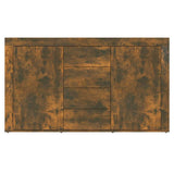 Sideboard Smoked Oak 120x36x69 cm Engineered Wood - 45-Degree Angle
