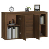 Sideboard Brown Oak 120x36x69 cm Engineered Wood - Top-Down View