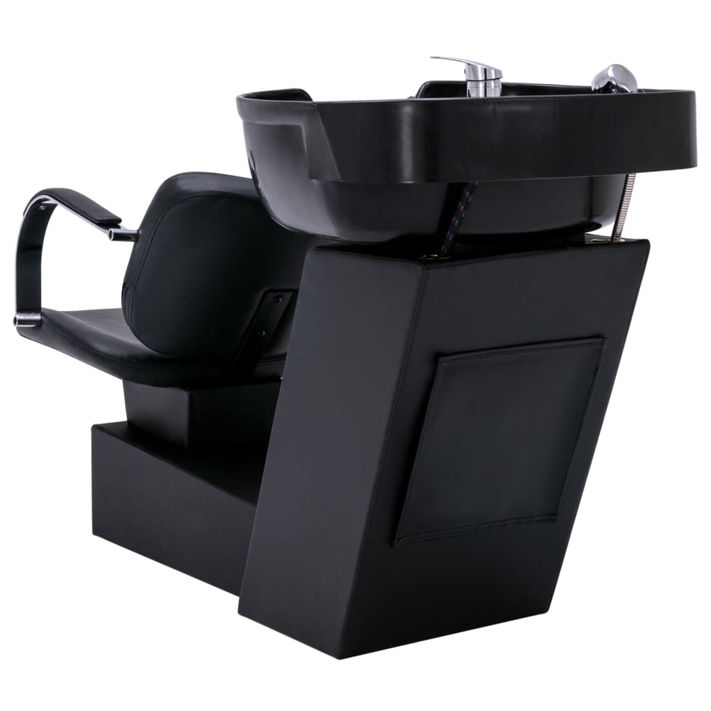 Shampoo Backwash Unit with Salon Chairs Faux Leather