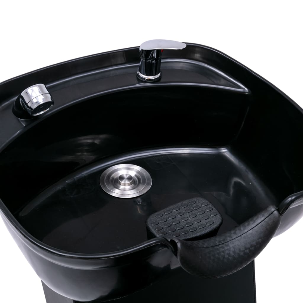 Shampoo Backwash Unit with Salon Chairs Faux Leather