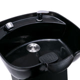 Shampoo Backwash Unit with Salon Chairs Faux Leather