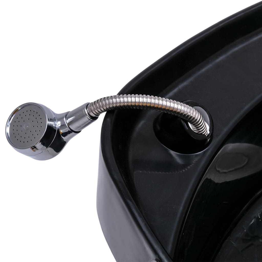 Shampoo Backwash Unit with Salon Chairs Faux Leather