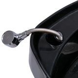 Shampoo Backwash Unit with Salon Chairs Faux Leather - Close-Up Angle
