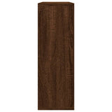 Wall Shelf Brown Oak 104x20x58.5 cm Engineered Wood