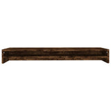 Monitor Stand Smoked Oak 100x24x13 cm Engineered Wood - Top-Down View