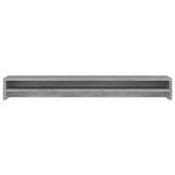 Monitor Stand Grey Sonoma 100x24x13 cm Engineered Wood - Top-Down View