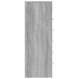 Sideboard with 6 Drawers Grey Sonoma 50x34x96 cm Engineered Wood