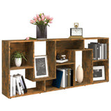 Book Cabinet Smoked Oak 67x24x161 cm Engineered Wood