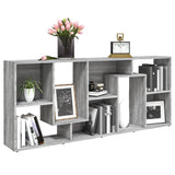 Book Cabinet Grey Sonoma 67x24x161 cm Engineered Wood - Extra Image