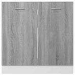 Sink Bottom Cabinet "Lyon" Grey Sonoma 80x46x81.5 cm