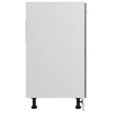 Sink Bottom Cabinet Lyon Grey Sonoma 80x46x81.5 cm Engineered Wood - Rear View