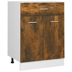 Drawer Bottom Cabinet "Lyon" Smoked Oak 60x46x81.5 cm