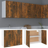 Hanging Cabinet Lyon Smoked Oak 80x31x60 cm Engineered Wood