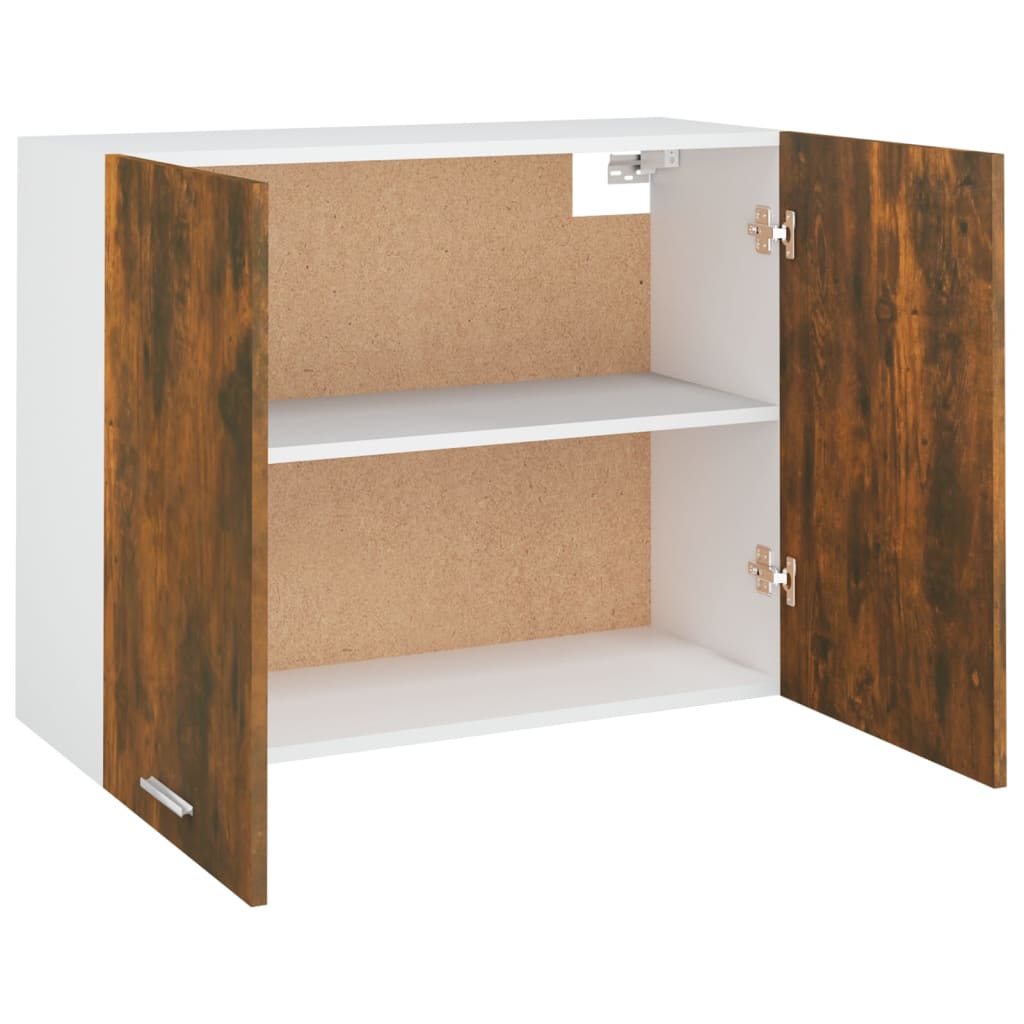 Hanging Cabinet Lyon Smoked Oak 80x31x60 cm Engineered Wood