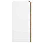 Hanging Cabinet Lyon Smoked Oak 80x31x60 cm Engineered Wood