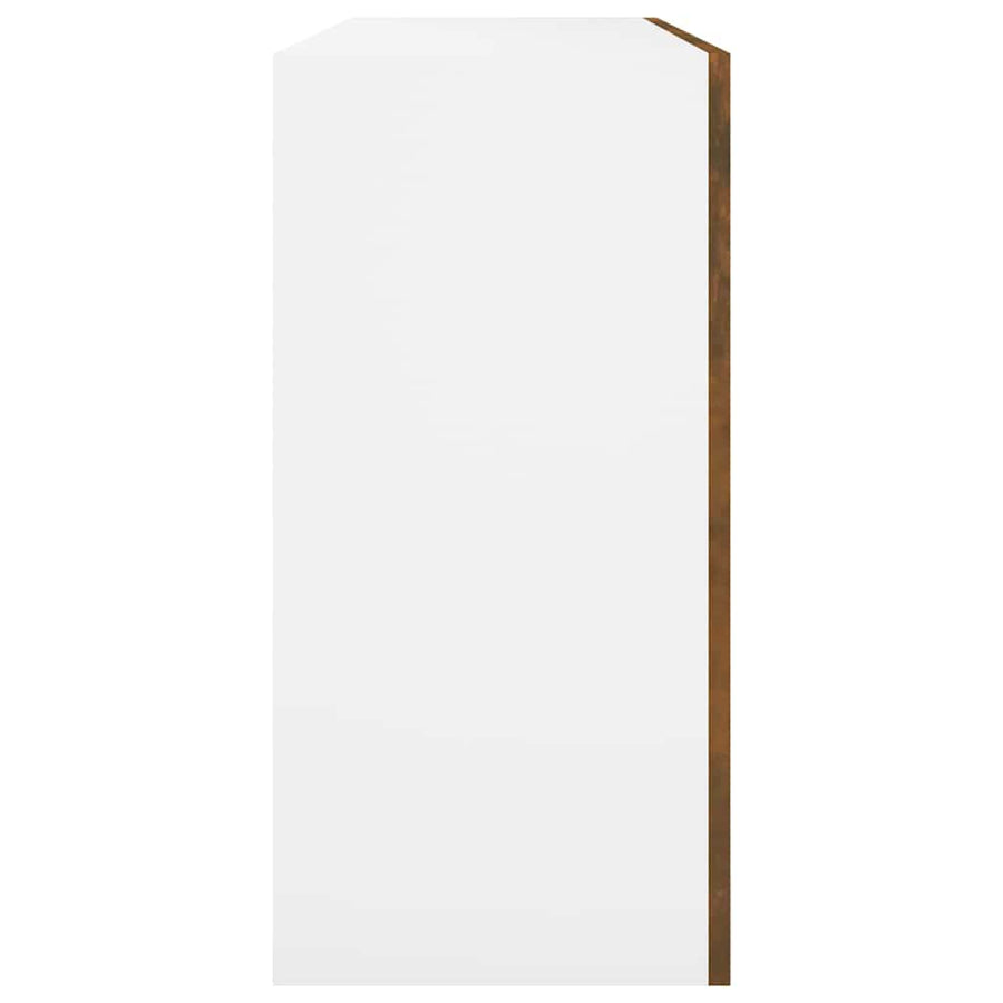 Hanging Cabinet Lyon Smoked Oak 80x31x60 cm Engineered Wood