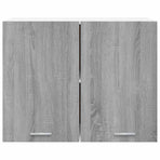 Hanging Cabinet Lyon Grey Sonoma 80x31x60 cm Engineered Wood