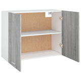 Hanging Cabinet Lyon Grey Sonoma 80x31x60 cm Engineered Wood - Rear View