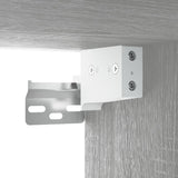 Hanging Cabinet Lyon Grey Sonoma 80x31x60 cm Engineered Wood - Low Angle