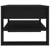 Coffee Table Black 102x55x45 cm Engineered Wood - Top-Down View