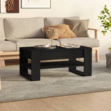 Coffee Table Black 102x55x45 cm Engineered Wood