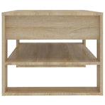 Coffee Table Sonoma Oak 102x55x45 cm Engineered Wood