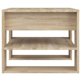 Coffee Table Sonoma Oak 55.5x55x45 cm Engineered Wood - Top-Down View