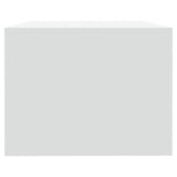 Coffee Table White 102x55x42 cm Engineered Wood - Low Angle