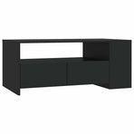 Coffee Table Black 102x55x42 cm Engineered Wood