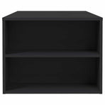 Coffee Table Black 102x55x42 cm Engineered Wood