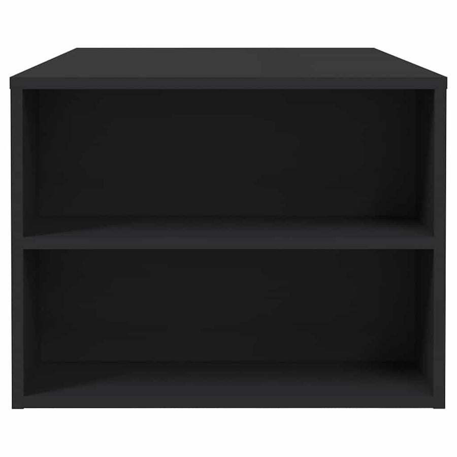 Coffee Table Black 102x55x42 cm Engineered Wood