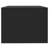 Coffee Table Black 102x55x42 cm Engineered Wood