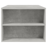 Coffee Table Concrete Grey 102x55x42 cm Engineered Wood