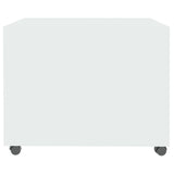 Coffee Table High Gloss White 55x55x40 cm Engineered Wood