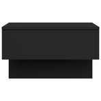 Wall-mounted Bedside Cabinets 2 pcs Black