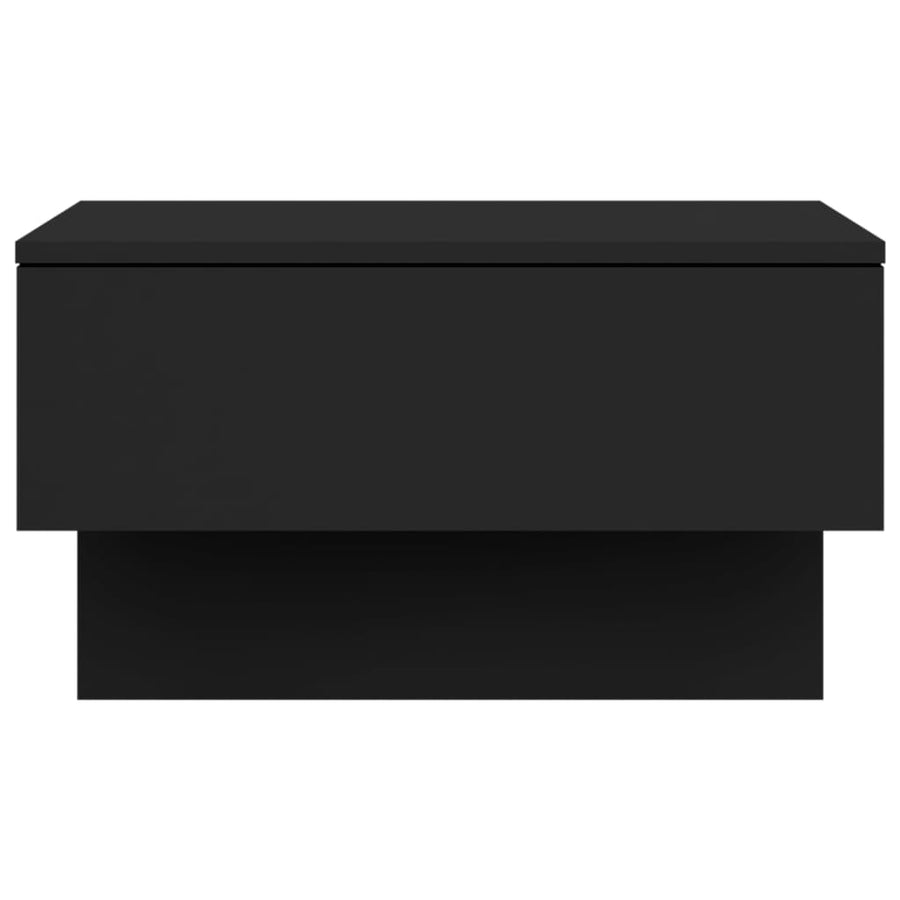 Wall-mounted Bedside Cabinets 2 pcs Black