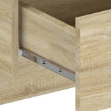 Wall-mounted Bedside Cabinets 2 pcs Sonoma Oak - Low Angle