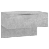 Wall-mounted Bedside Cabinets 2 pcs Concrete Grey - 45-Degree Angle
