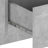 Wall-mounted Bedside Cabinets 2 pcs Concrete Grey - Low Angle