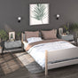 Wall-mounted Bedside Cabinets 2 pcs Concrete Grey