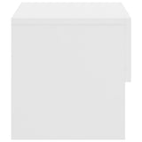 Wall-mounted Bedside Cabinet High Gloss White