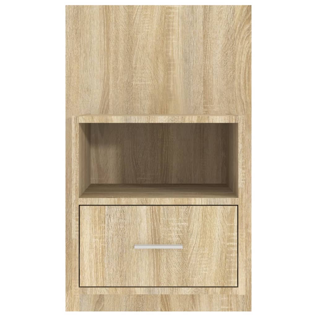 Wall-mounted Bedside Cabinet Sonoma Oak