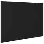 Bed Headboard Black 120 cm Engineered Wood