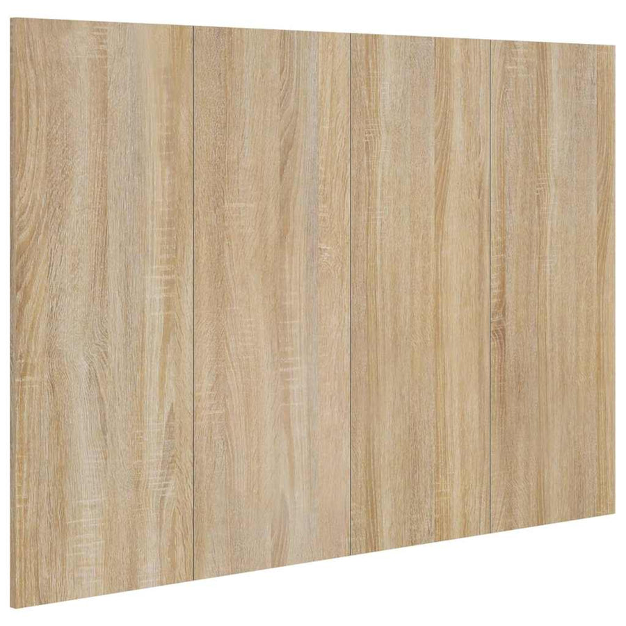 Bed Headboard Sonoma Oak 120 cm Engineered Wood