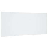 Bed Headboard White 200 cm Engineered Wood - Front View