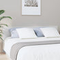 Bed Headboard White 200 cm Engineered Wood